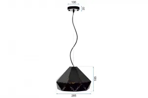 TooLight Stropné svietidlo BLACK DIAMOND