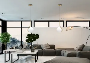 TooLight Stropné svietidlo Bali biele/zlaté