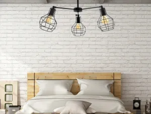 TooLight Stropné svietidlo Ben čierne