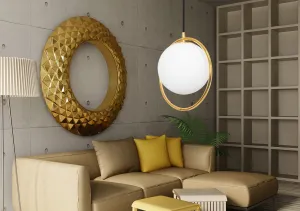 TooLight Stropné svietidlo Ball biele/zlaté