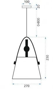 TooLight Stropné svietidlo BUFFO biele