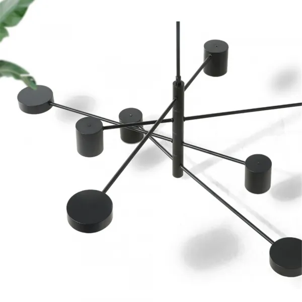 TooLight Stropné svietidlo Diagonal Eight čierne