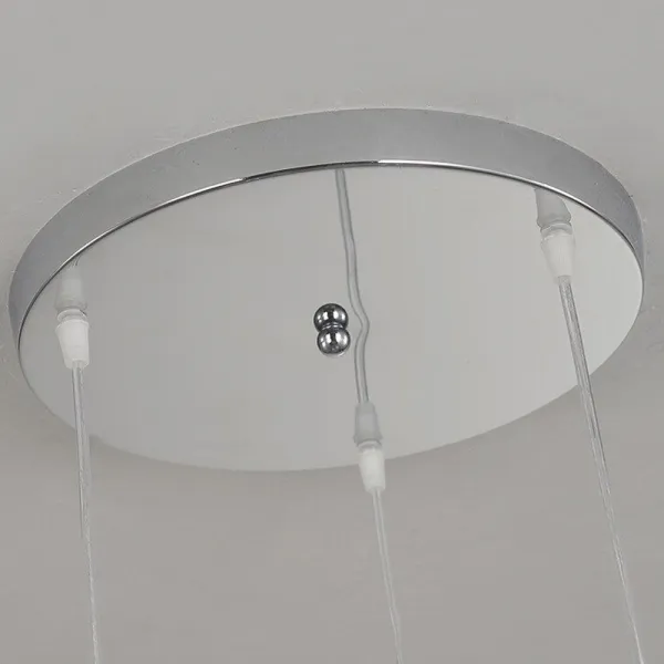 TooLight Stropné svietidlo Crystal APP510-3CPR Trio strieborné