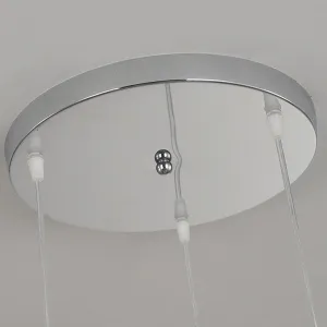TooLight Stropné svietidlo Crystal APP510-3CPR Trio strieborné