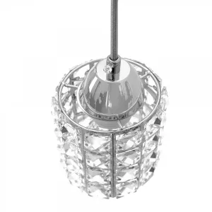TooLight Stropné svietidlo Diamant APP727-1CP strieborné