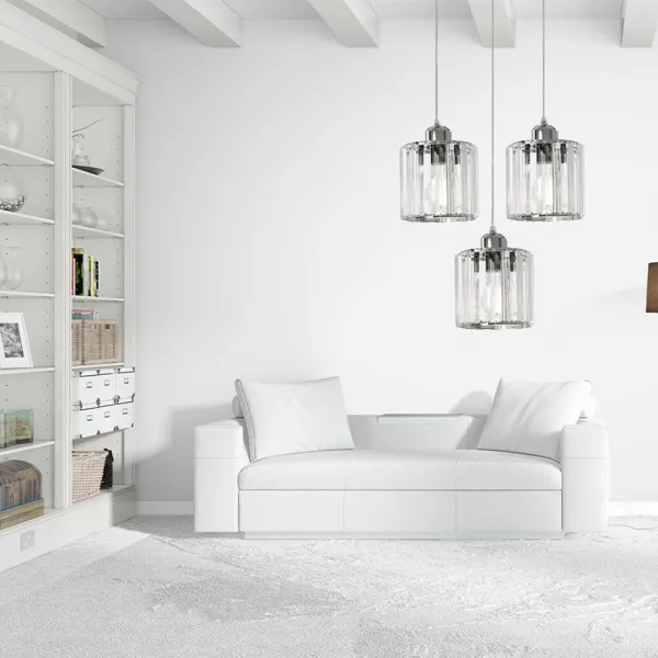 TooLight Stropné svietidlo Crystal APP510-3CPR Trio strieborné