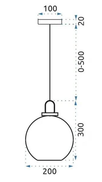 TooLight Stropné svietidlo George 20 cm