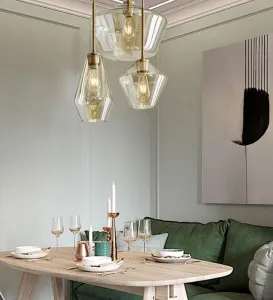 TooLight Stropné svietidlo Keny sklo