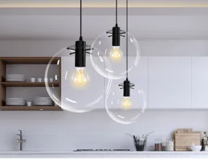 Stropné svietidlo TooLight Lassi 25 cm čierne