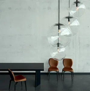 Stropné svietidlo TooLight Lassi 25 cm čierne
