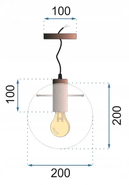 TooLight Stropné svietidlo Lassi 20 cm- ružové zlato