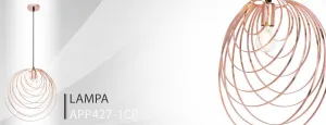 TooLight Stropné svietidlo Geometric II rose gold
