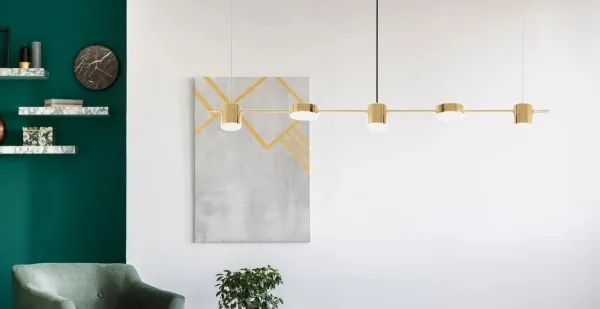 TooLight Stropné svietidlo LED APP929-CP zlaté