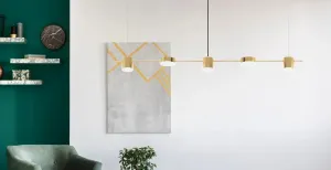 TooLight Stropné svietidlo LED APP929-CP zlaté