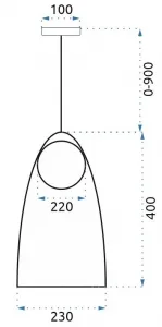 TooLight Stropné svietidlo Pelo biele