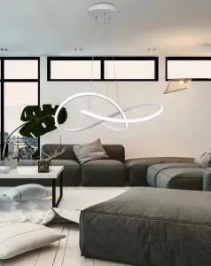 TooLight Stropné svietidlo na diaľkové ovládanie APP396-CP biele