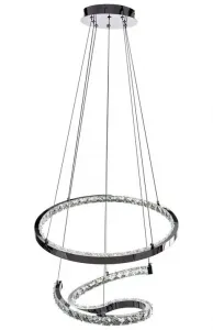TooLight Stropné svietidlo na diaľkové ovládanie APP773-2CP strieborné