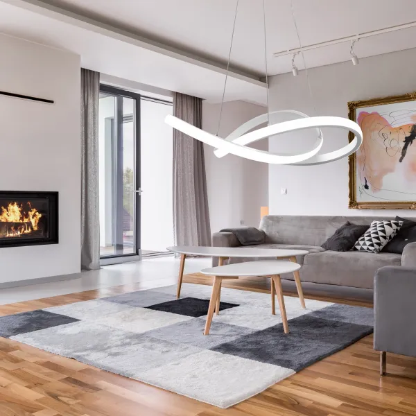 TooLight Stropné svietidlo Ring LED biele