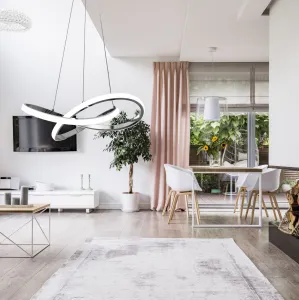 TooLight Stropné svietidlo Ring LED strieborné