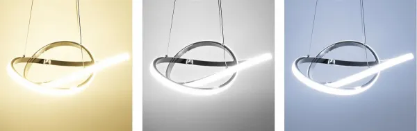 TooLight Stropné svietidlo Ring LED strieborné