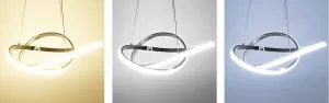 TooLight Stropné svietidlo Ring LED strieborné