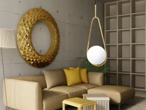TooLight Stropné svietidlo STAGNO biela/zlatá