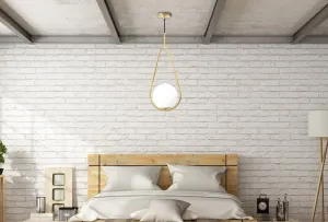 TooLight Stropné svietidlo STAGNO biela/zlatá