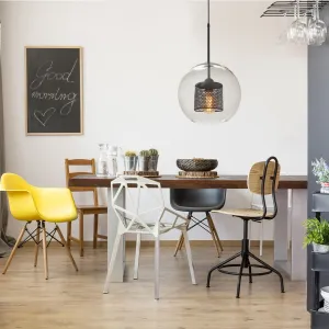 TooLight Stropné svietidlo Regi 25 cm čierne