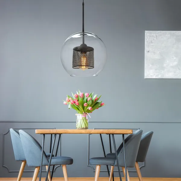 TooLight Stropné svietidlo Regi 25 cm čierne