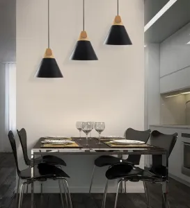 TooLight Stropné svietidlo Scandi C čierne