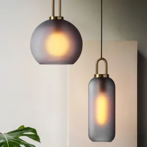 TooLight Stropné svietidlo Tuba sivé