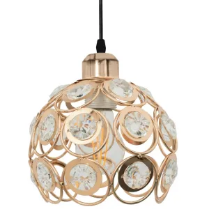 Stropné svietidlo TooLight Loft Crystal I zlaté