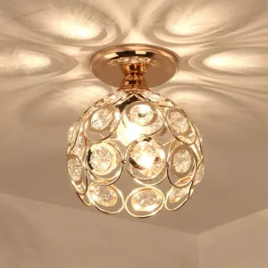 Stropné svietidlo TooLight Loft Crystal II zlaté