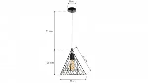 TooLight Stropné svietidlo Triangle LH2058