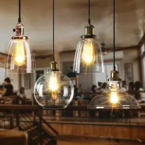 TooLight Stropné svietidlo Verto A čierne, variant průhledná