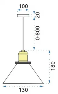 TooLight Stropné svietidlo Verto A čierne, variant průhledná