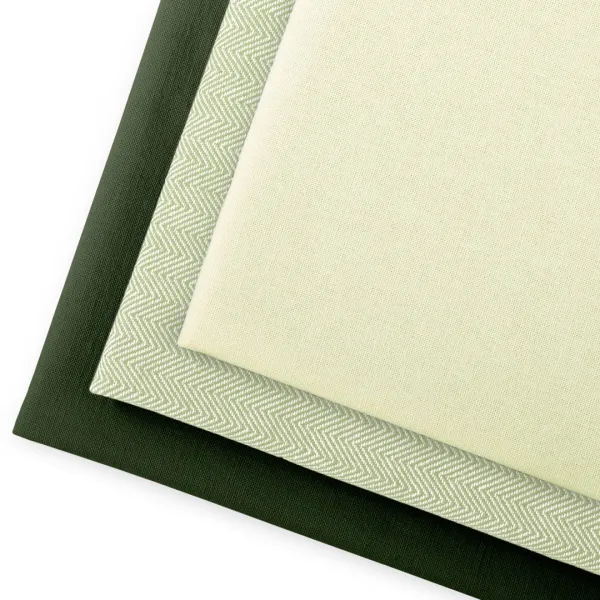 AmeliaHome Súprava kuchynských utierok Letty Stamp - 3 ks zelená, veľkosť 50x70