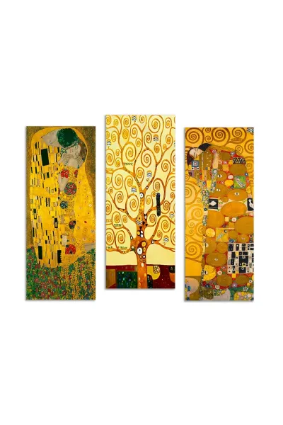 Hanah Home Súprava reprodukcie obrazov Gustav Klimt 20x50 cm 3 ks