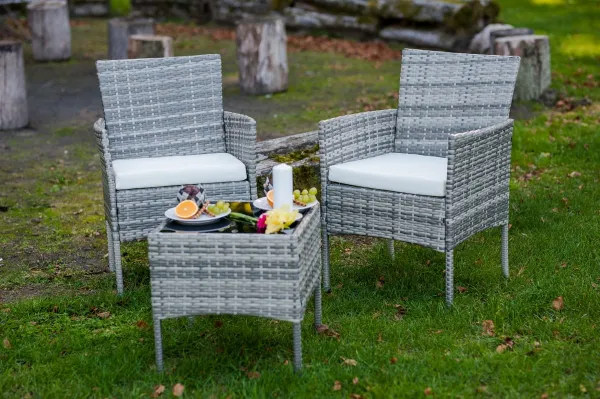 Bello Giardino Súprava záhradného nábytku Sano sivá