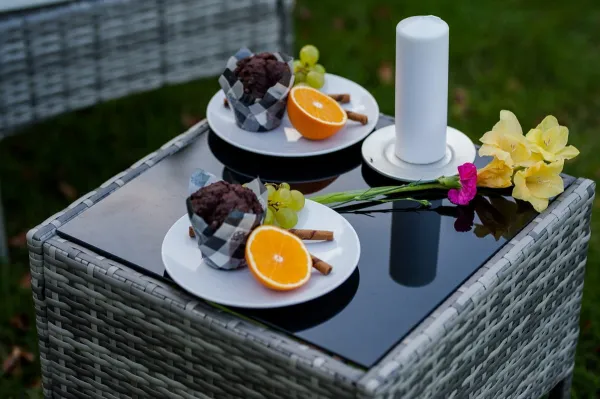 Bello Giardino Súprava záhradného nábytku Sano sivá