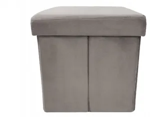 Kontrast Taburet Skora béžový