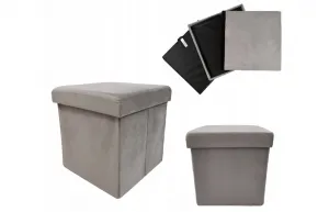 Kontrast Taburet Skora béžový