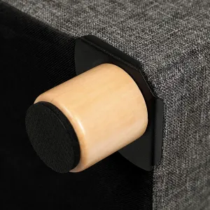 SONGMICS Taburetka s úložným priestorom sivá 38 × 40 × 38 cm