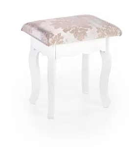 HALMAR Toaletní stolek s taburetem SARA 80 cm bílá