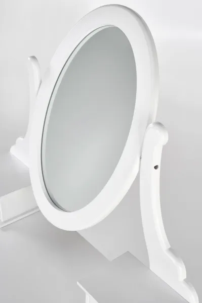 HALMAR Toaletní stolek s taburetem SARA 80 cm bílá