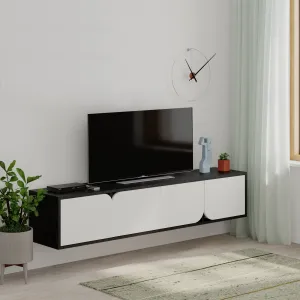 Televízny stolík Houseland Spark bendir/biely
