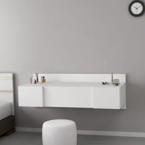 Kalune Design Toaletný stolík ZAKKUM 100 cm biely