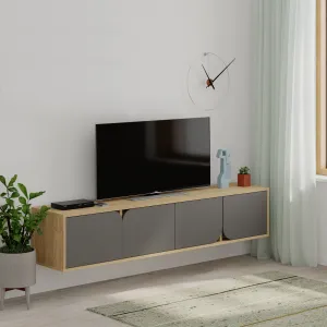 Televízny stolík Houseland Spark dub safírový/antracit