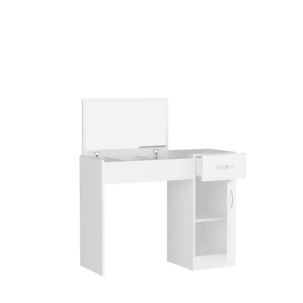 Kalune Design Toaletný stolík INCI 74 cm biely
