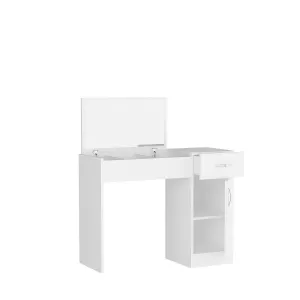 Kalune Design Toaletný stolík INCI 74 cm biely